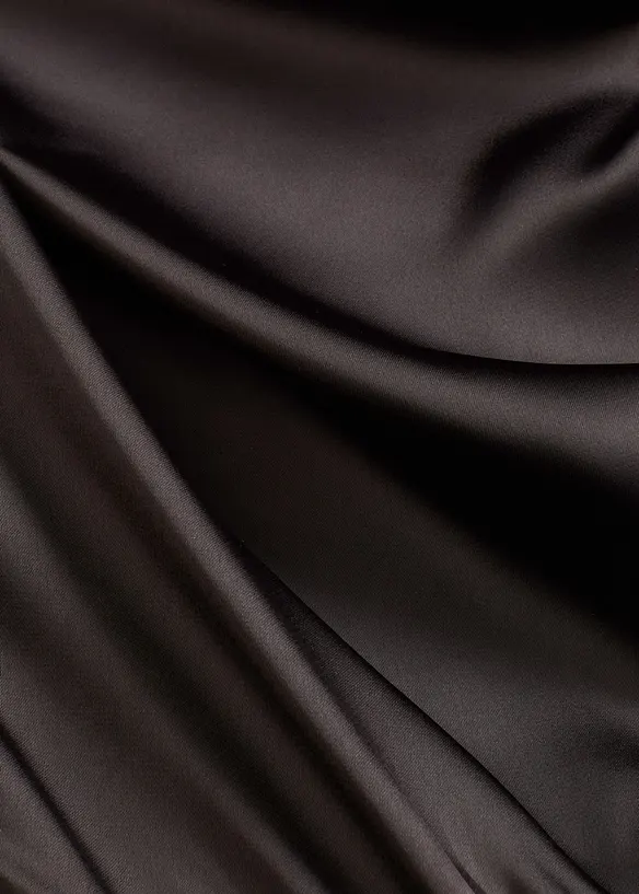 Robe midi en satin brillant, bonprix