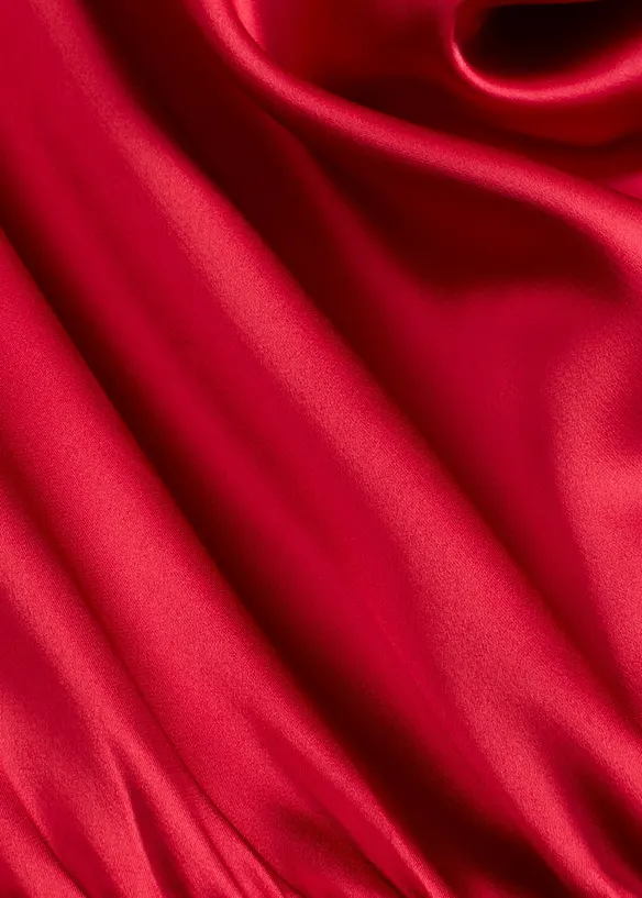 Robe midi en satin brillant, bonprix