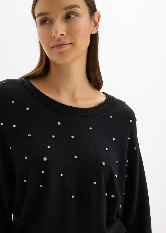 Robe pull douce en viscose majoritaire, bonprix