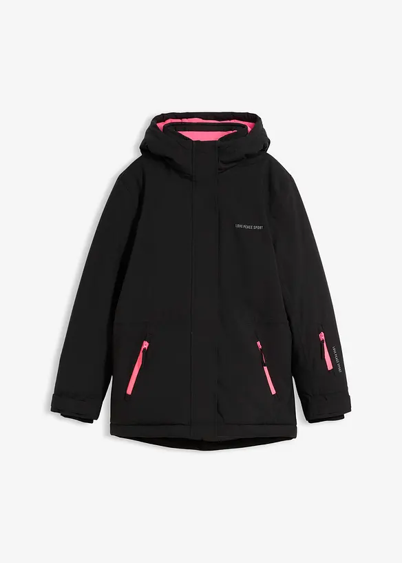 Parka de ski imperméable à détails sportifs, bonprix