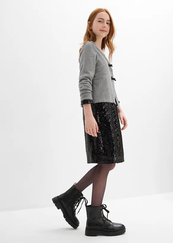 Gilet doux en maille, viscose majoritaire, bonprix