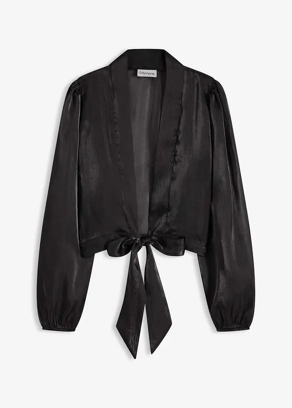 Boléro en tulle fin avec détail à nouer, bonprix