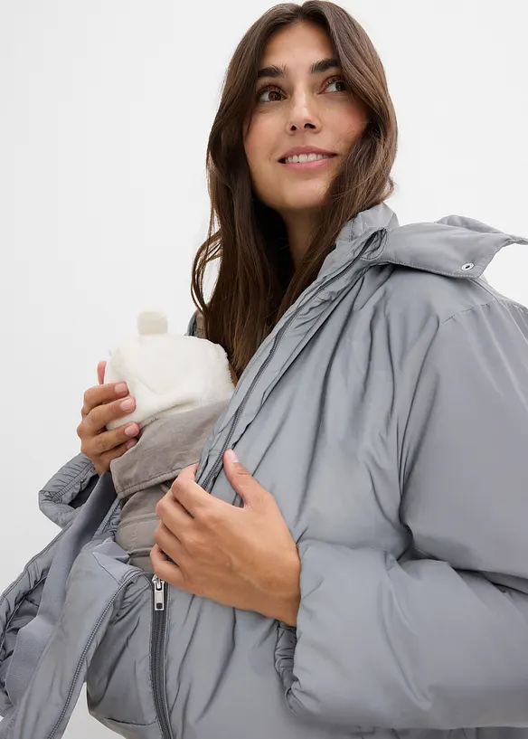 Doudoune de grossesse 3-en-1 réfléchissante avec fonction portage, bonprix