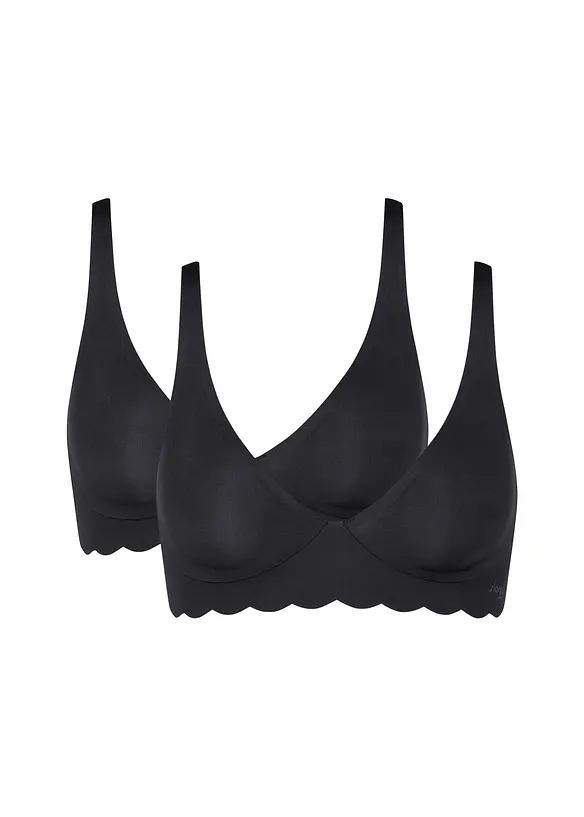 Lot de 2 soutiens-gorge sloggi ZERO Microfibre 2.0 Soft Bra C, Sloggi