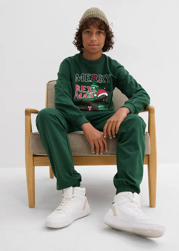 Sweat et jogging 100% coton (ens. 2 pces), bonprix