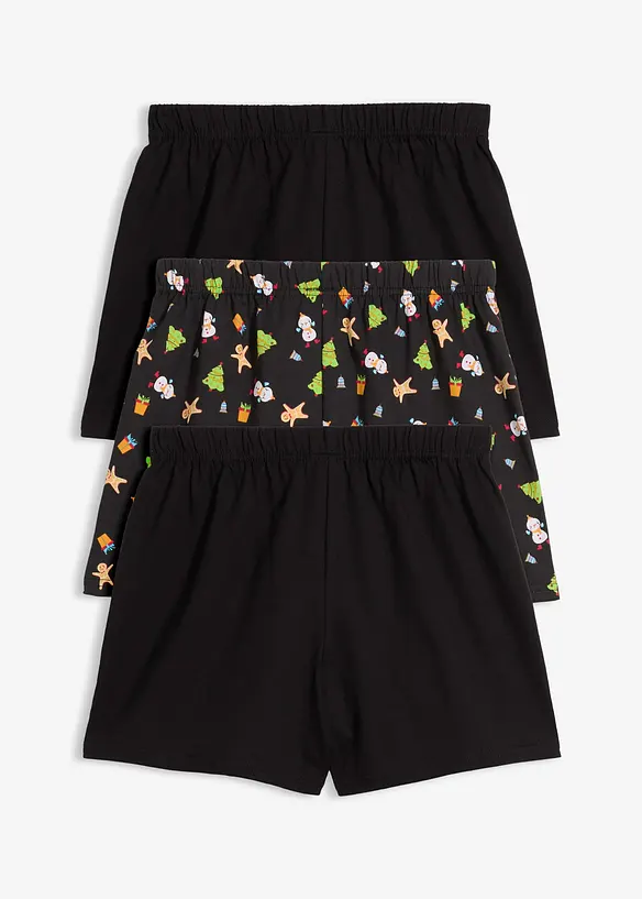 Lot de 3 caleçons 100% coton, bonprix