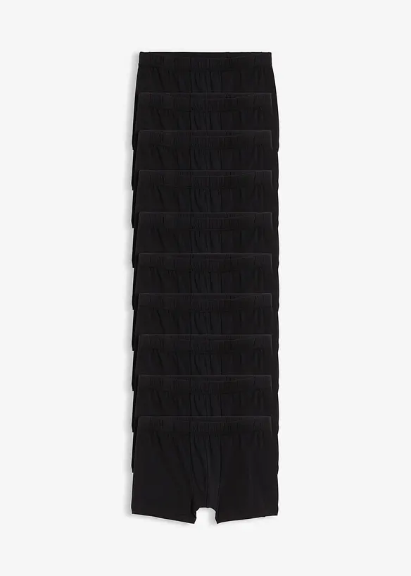 Lot de 10 boxers coton, bonprix