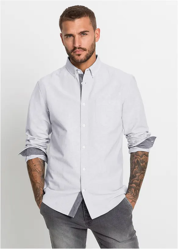 Chemise Oxford classique 100% coton, Regular, bonprix