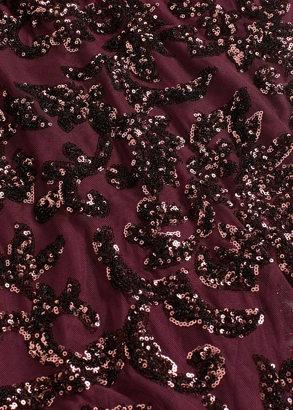 Robe à sequins avec découpe dos, bonprix