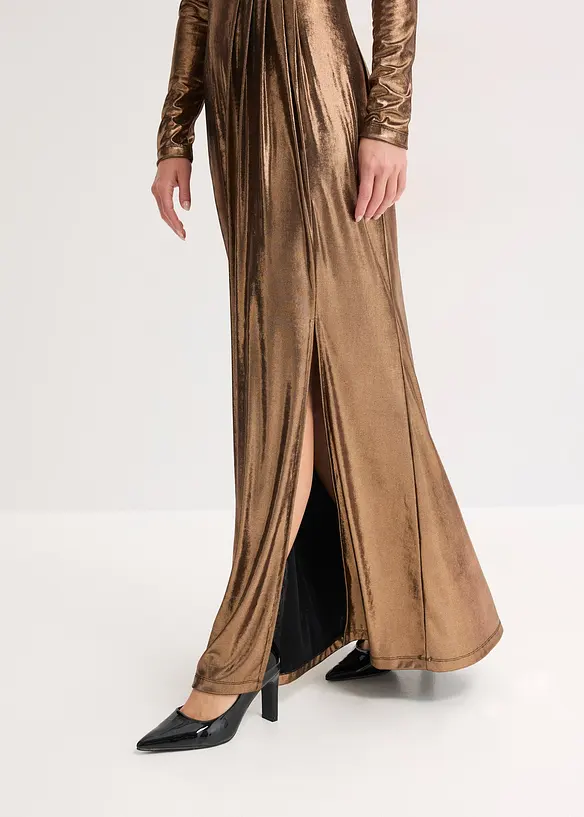 Robe de soirée en jersey fin et brillant, bonprix