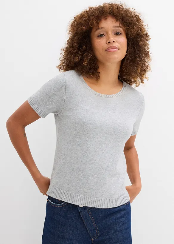 Pull manches courtes, bonprix