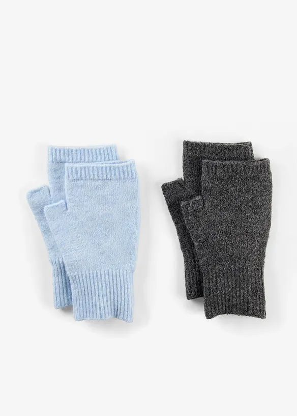 Lot de 2 mitaines longues, bonprix