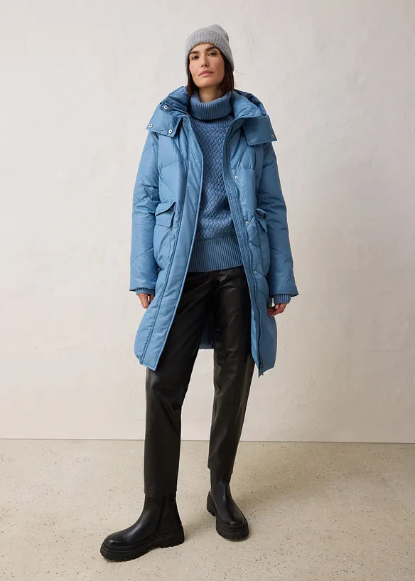 Doudoune longue déperlante, bonprix