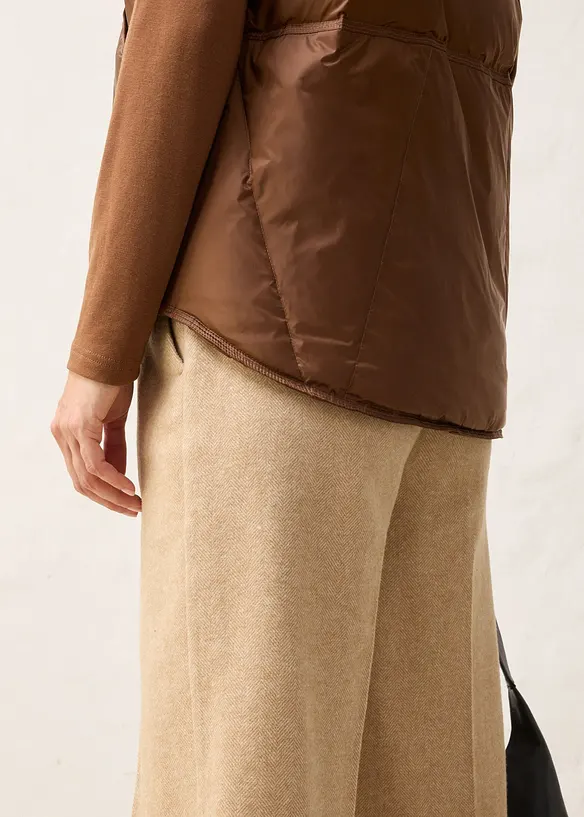 Doudoune sans manches avec duvet recycl&eacute;, bonprix