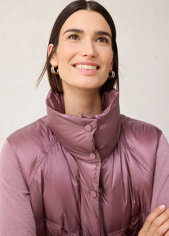 Doudoune sans manches avec duvet recyclé, bonprix