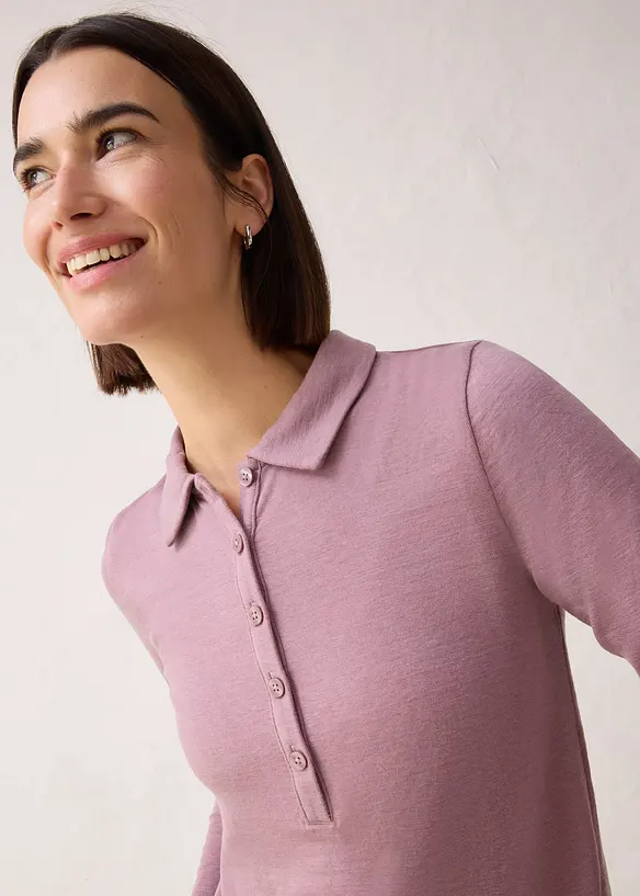 Polo avec laine, bonprix