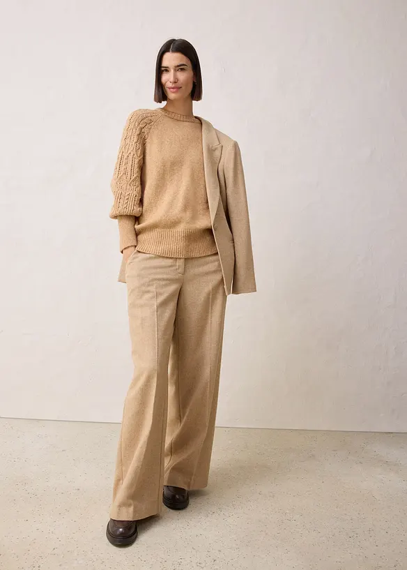 Pull en laine majoritaire, bonprix