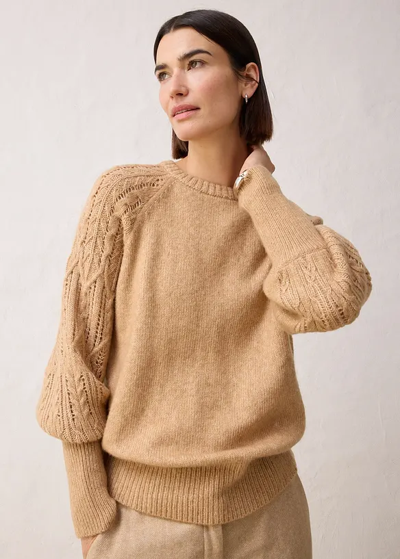 Pull en laine majoritaire, bonprix