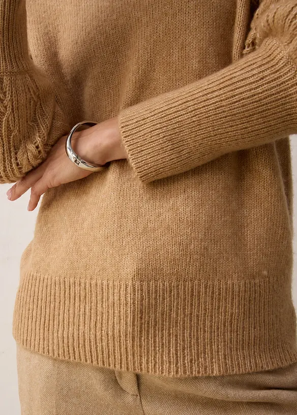 Pull en laine majoritaire, bonprix