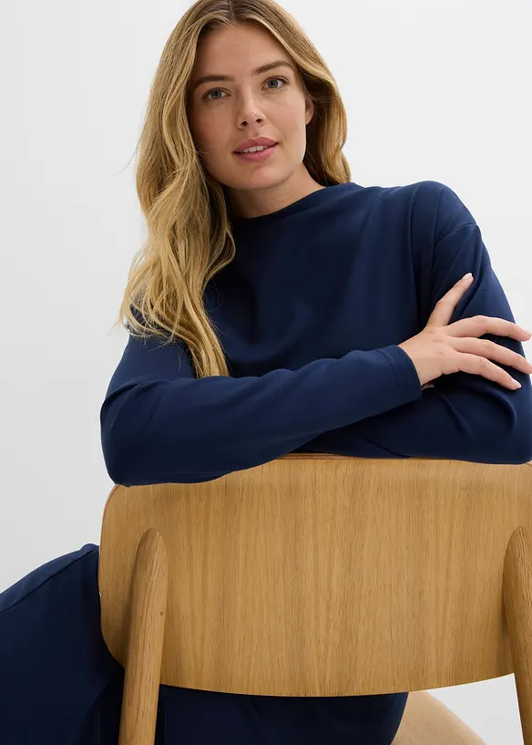 Robe midi en viscose mélangée, bonprix