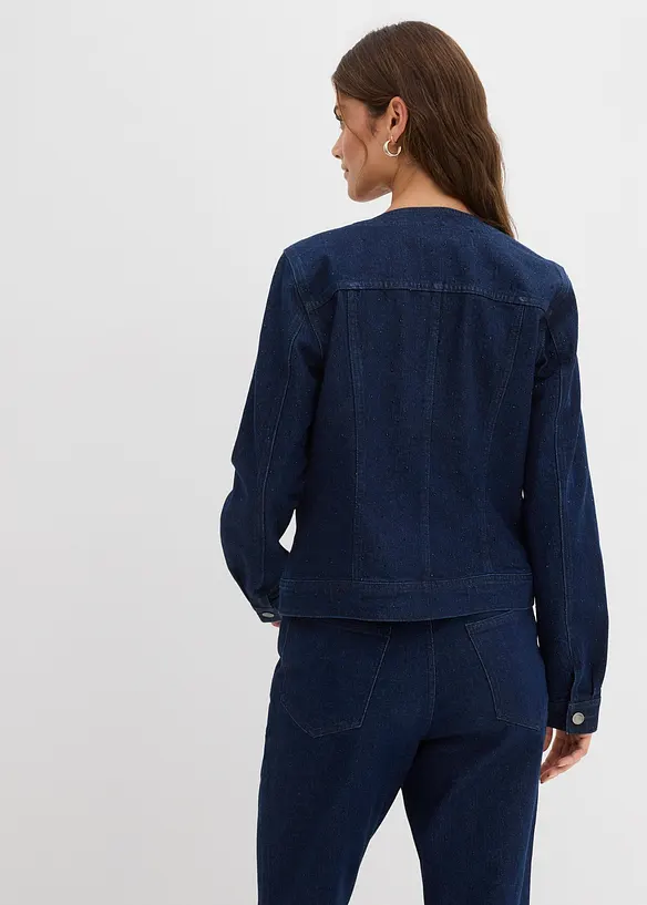 Veste en jean à strass, bonprix