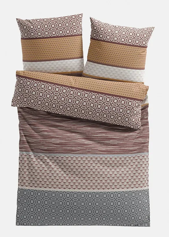 Parure de lit &agrave; rayures, bonprix