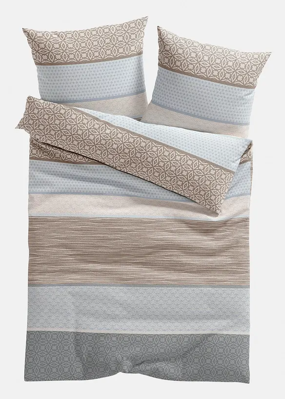 Parure de lit &agrave; rayures, bonprix
