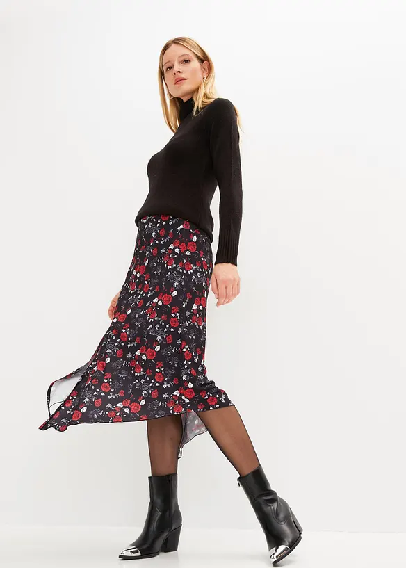 Pull col roulé basique, bonprix