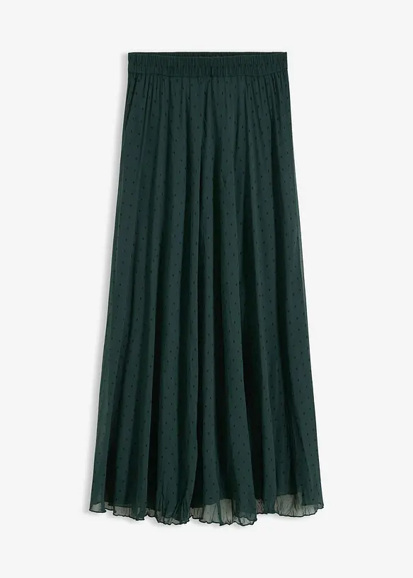 Jupe en mousseline, effet froissé, bonprix