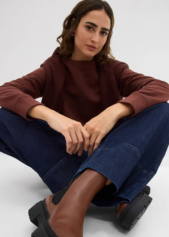 Sweat-shirt basique, bonprix