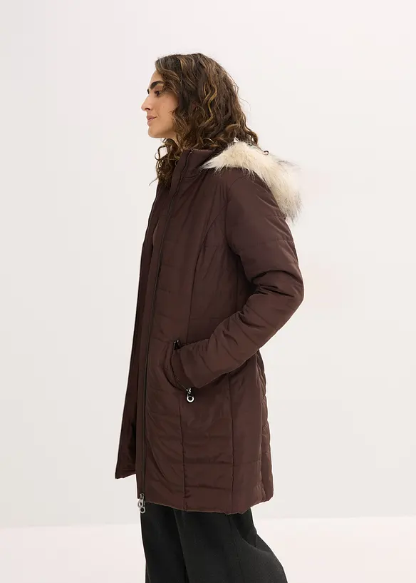Manteau matelassé avec ceinture, bonprix