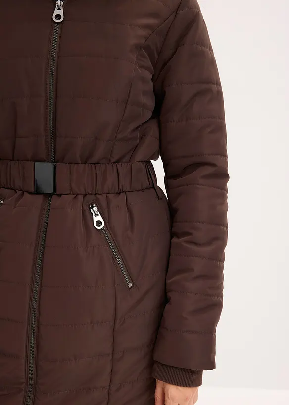 Manteau matelassé avec ceinture, bonprix