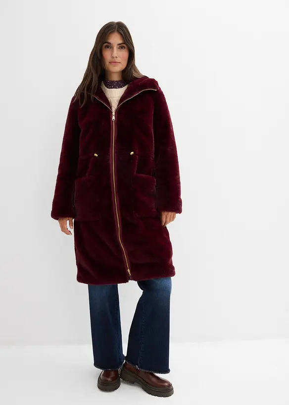 Manteau peluche, bonprix