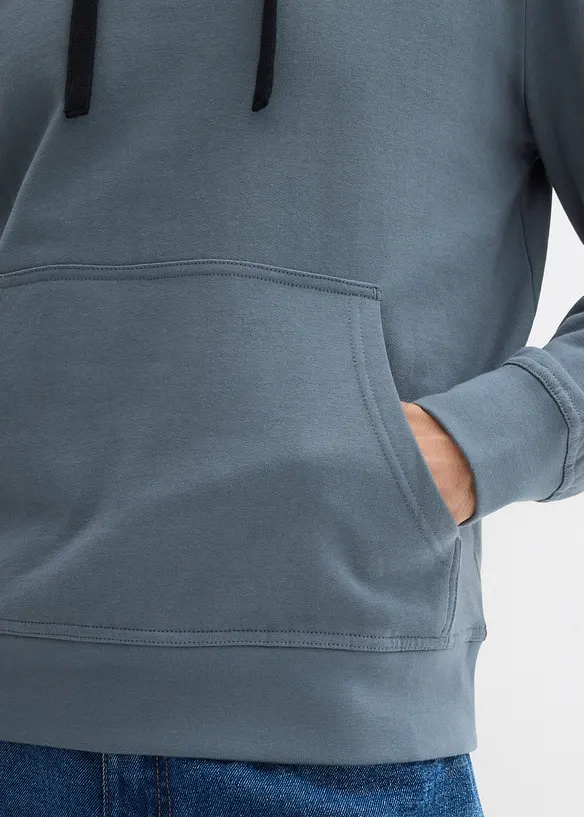 Sweat &agrave; capuche 100% coton, bonprix