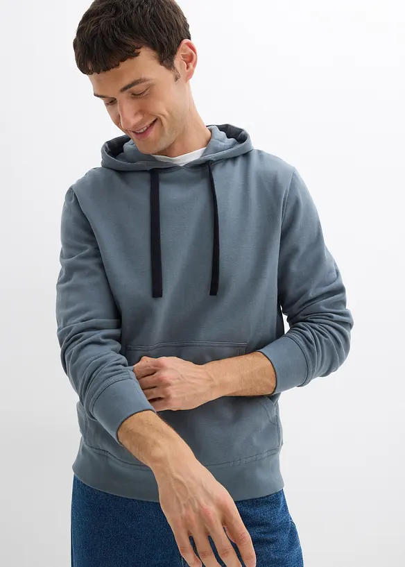 Sweat &agrave; capuche 100% coton, bonprix