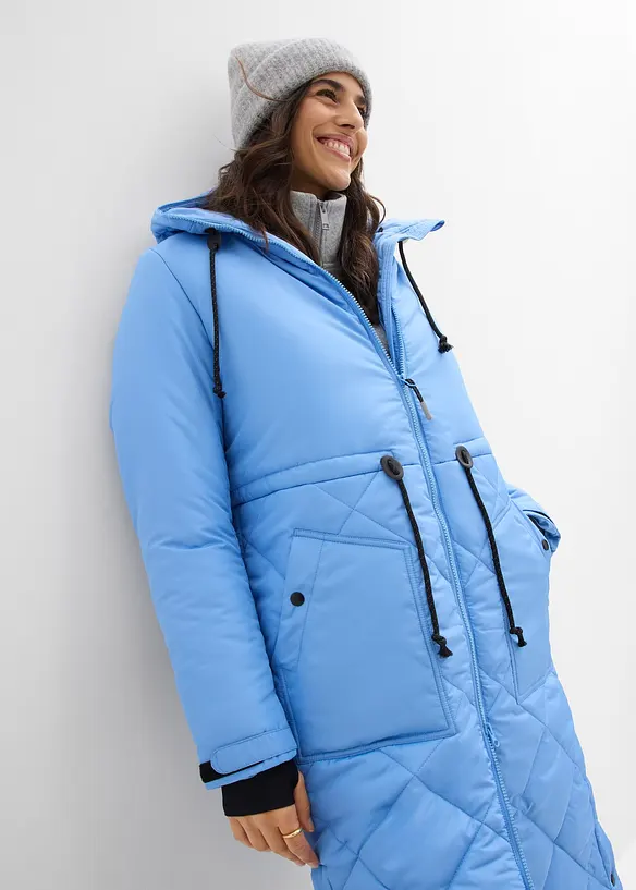 Manteau matelass&eacute; avec d&eacute;tails r&eacute;fl&eacute;chissants, bonprix