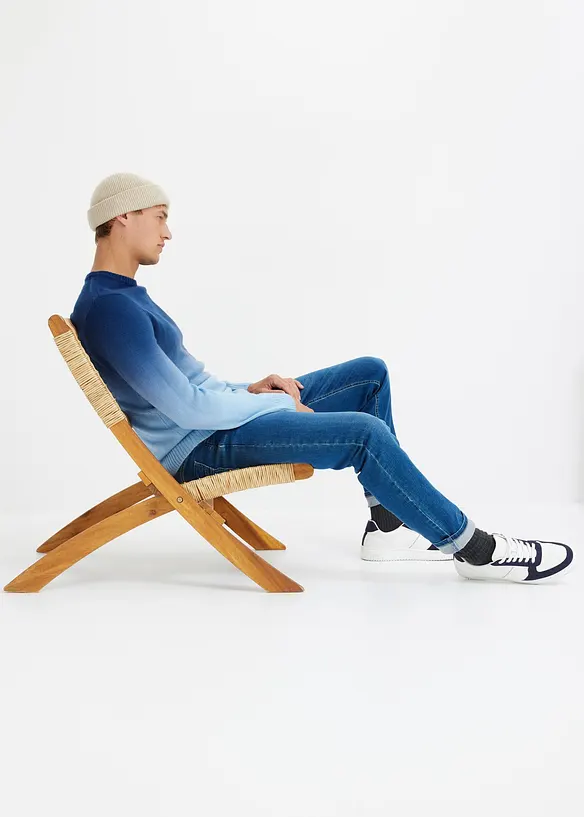 Pull en fine maille effet tie & dye, bonprix