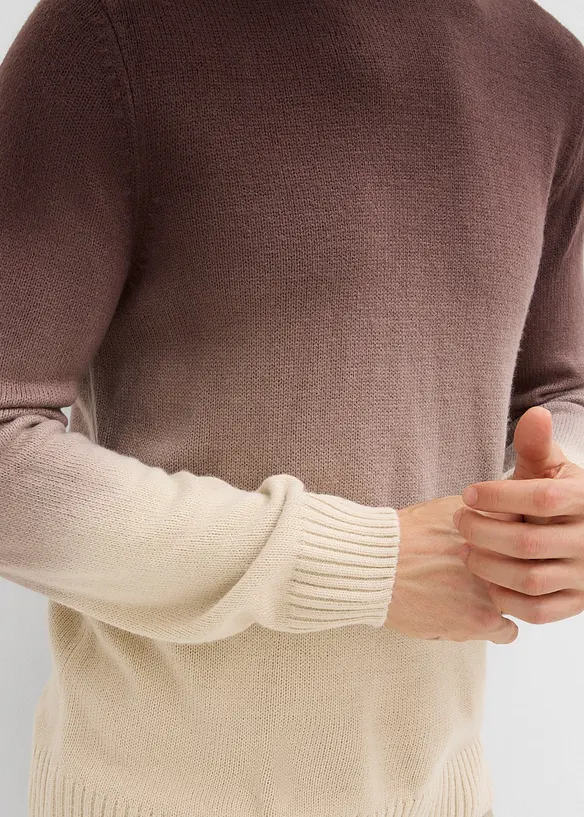 Pull en fine maille effet tie & dye, bonprix