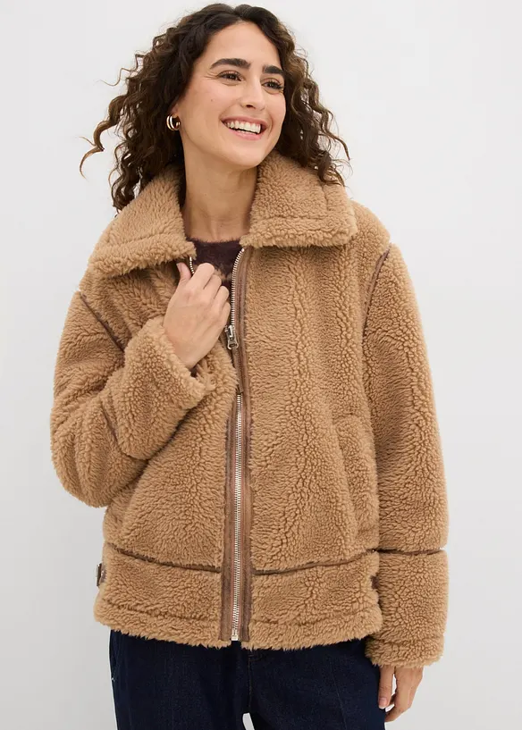 Veste en sherpa, bonprix
