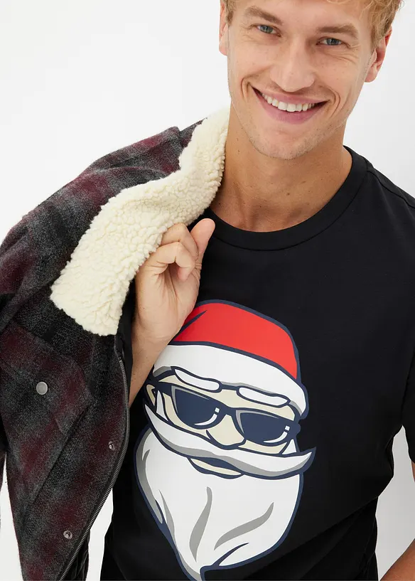 T-shirt de Noël 100% coton, bonprix