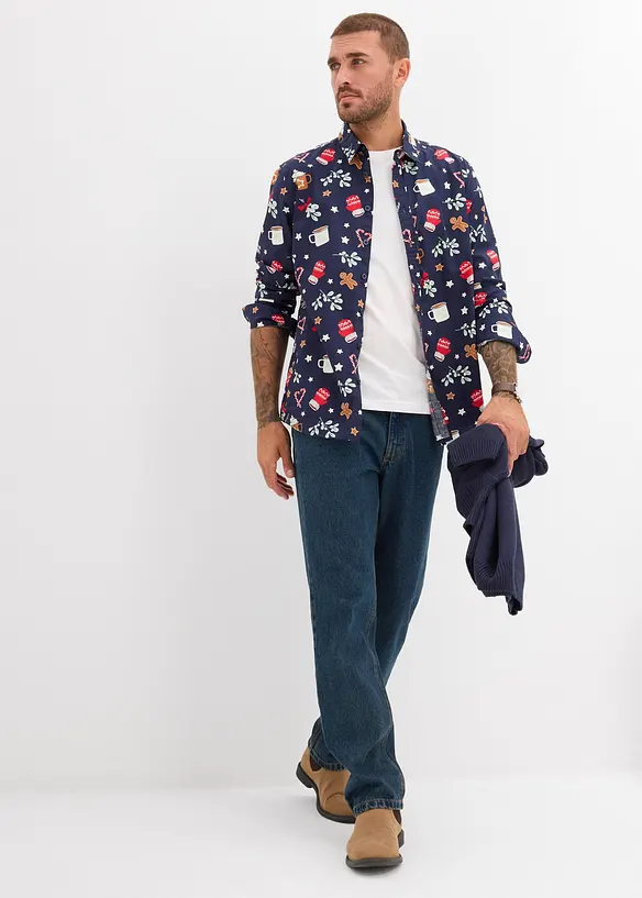 Chemise de Noël 100 % coton, bonprix