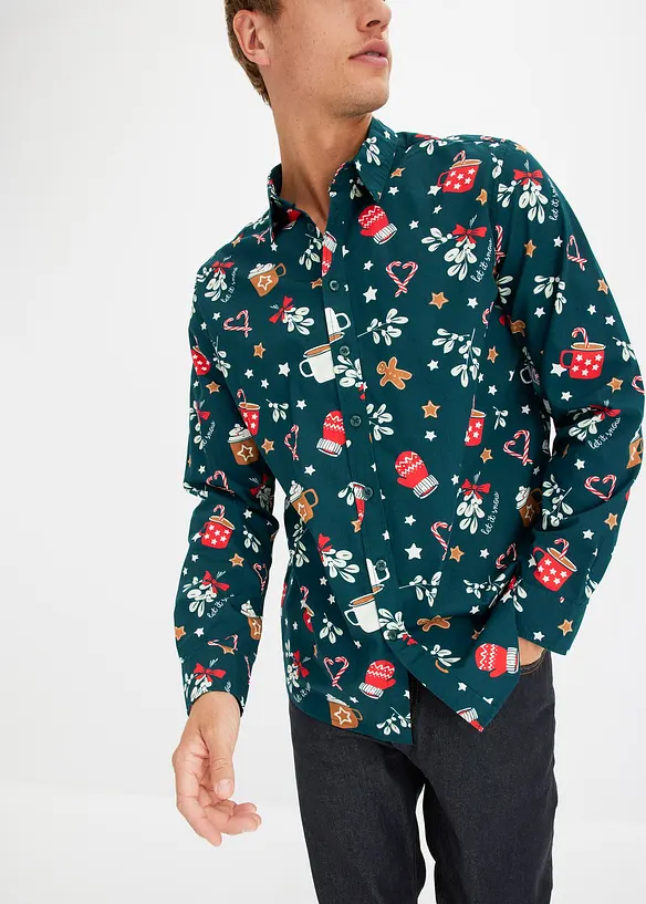 Chemise de Noël 100 % coton, bonprix