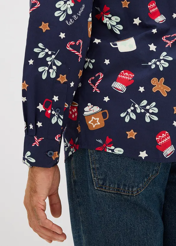 Chemise de Noël 100 % coton, bonprix