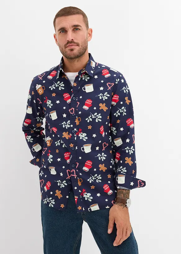Chemise de Noël 100 % coton, bonprix