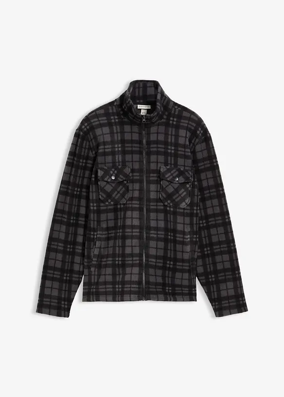 Polaire zipp&eacute;e &agrave; col montant, bonprix