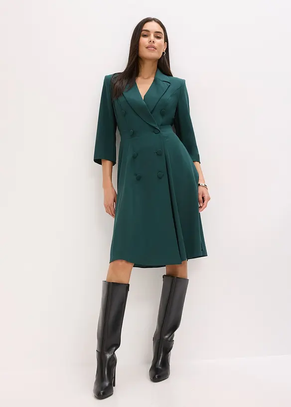 Robe blazer à jupe évasée, bonprix