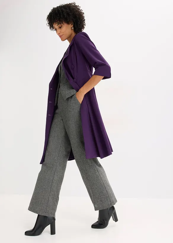 Robe blazer à jupe évasée, bonprix