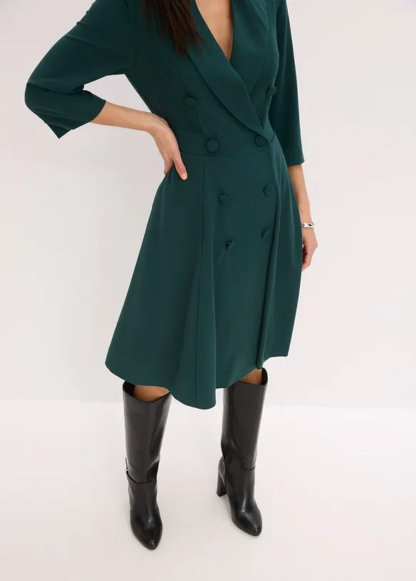 Robe blazer à jupe évasée, bonprix