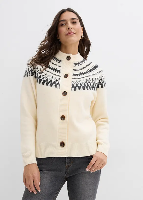 Gilet en maille norvégien, bonprix