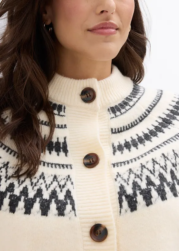 Gilet en maille norvégien, bonprix